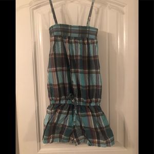 Express Plaid romper